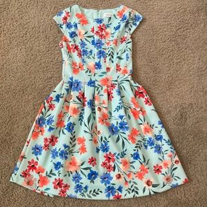 Floral A-line Party Dress